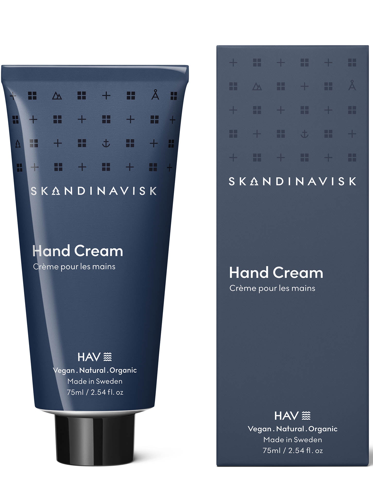 HAV håndkrem i mørk blå tube, 75 ml