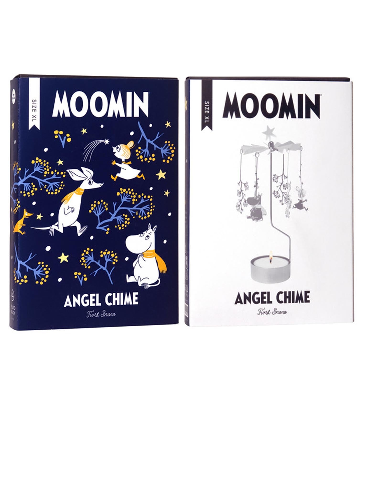 Gaveeske med MOOMIN-lysestake til telys, to bokser med motiv